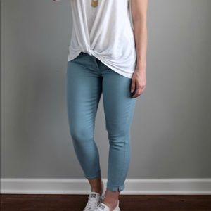 Just Black Ethan skinny Capri w/ split hem